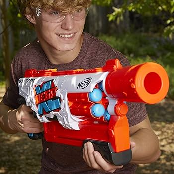 Amazon.co.jp: NERF Mega XL Boom Dozer Blaster, Largest Mega Darts