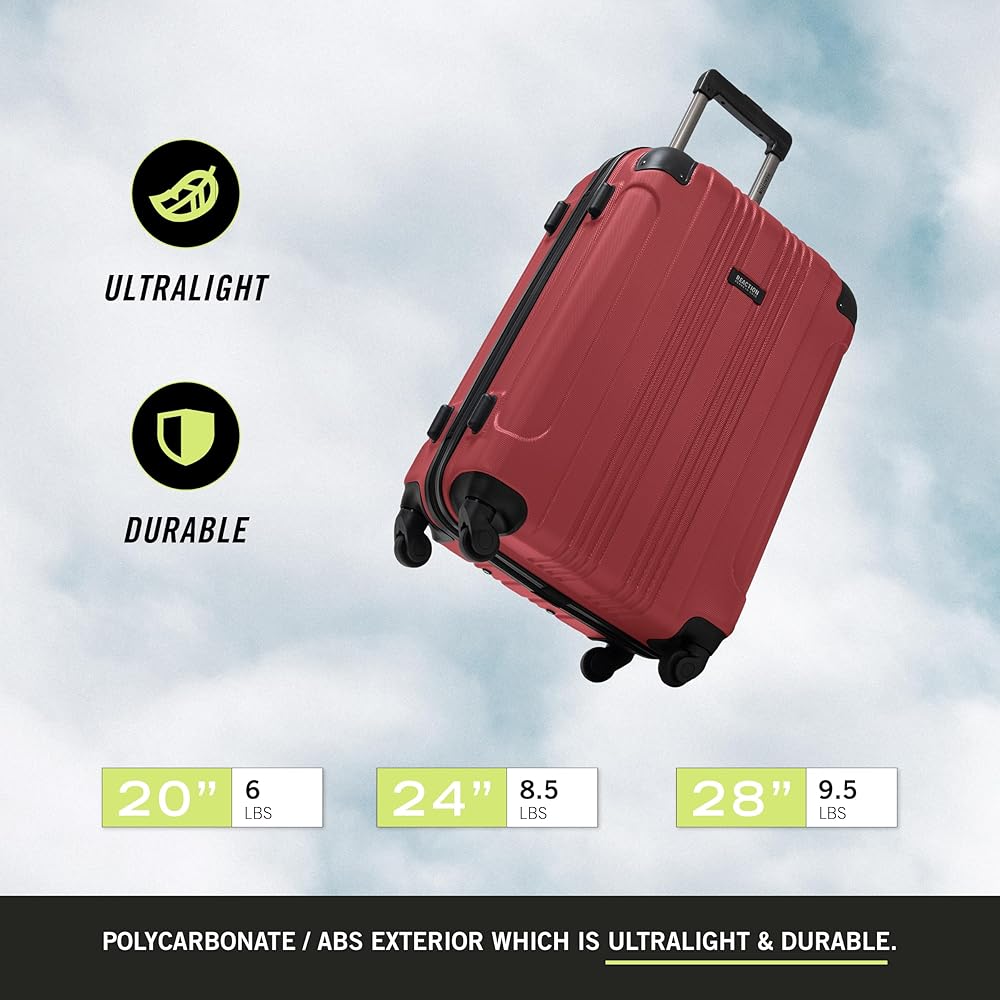 Kenneth Cole REACTION Out of Bounds Lightweight Hardshell 4-Wheel