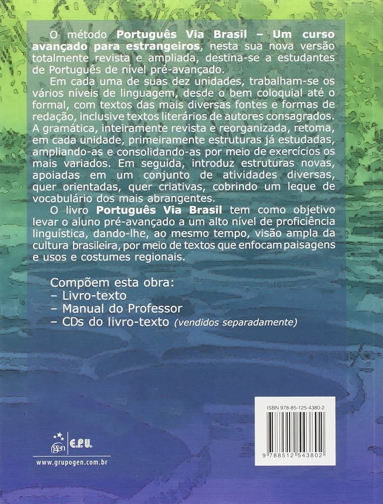 Amazon.com: Portugues Via Brasil: Um Curso Avancado Para