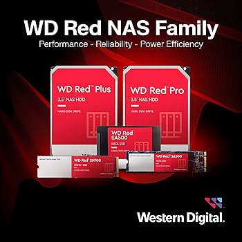 Amazon.com: Western Digital 4TB WD Red Plus NAS Internal Hard