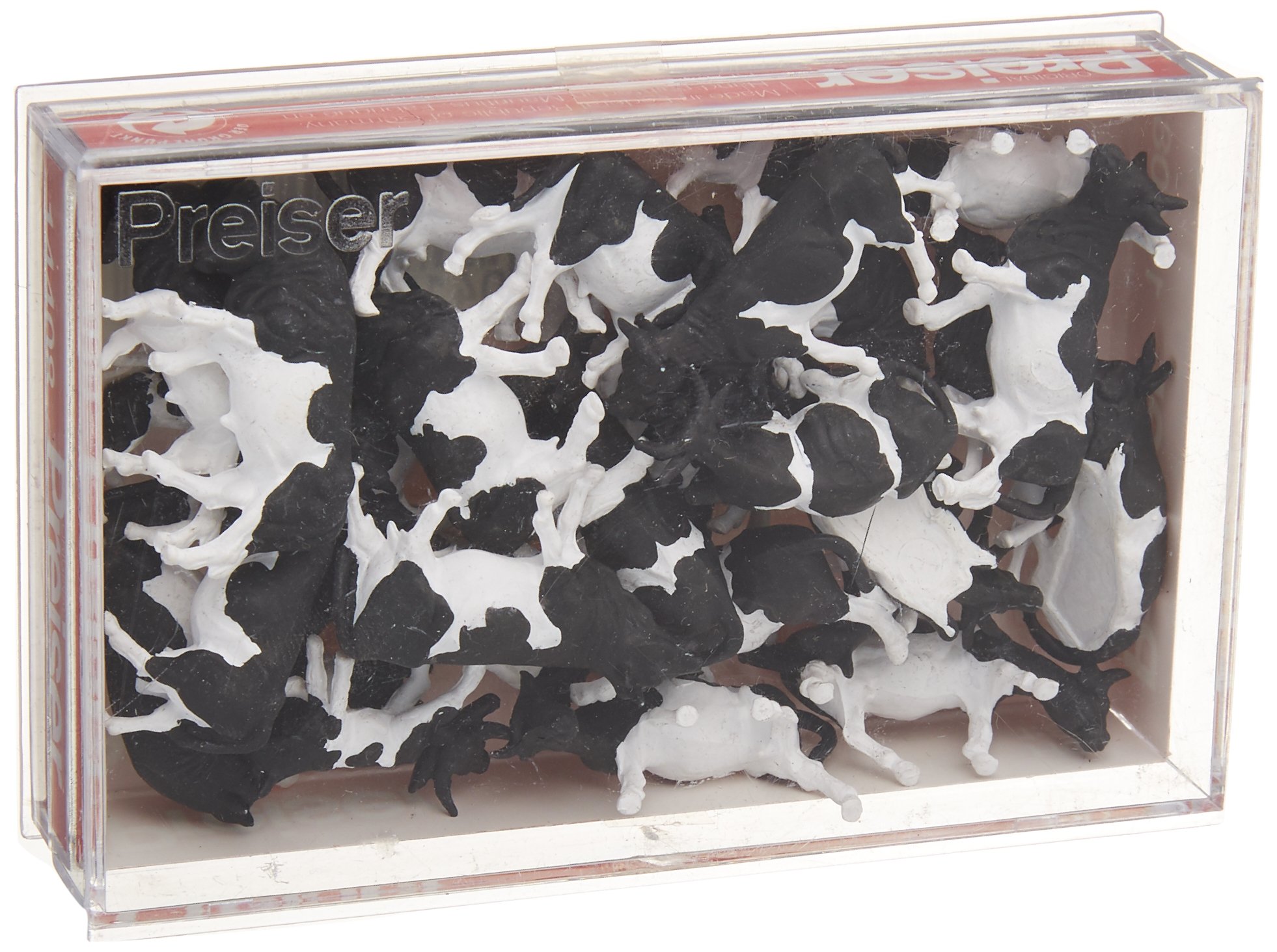 Preiser 1/87 Ème - PR14408 - Model Railway - Black and White Cows