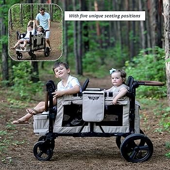 Amazon.com : Keenz VYOO Stroller Wagon with Canopy - Foldable