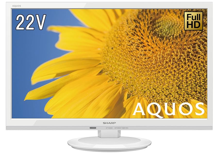 SHARP テレビ AQUOS 22型 2T-C22AD シャープ AQUOS 2T-C22AD-W [22