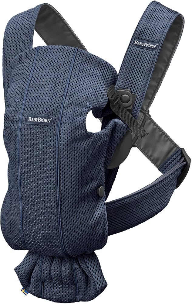 Amazon.com: BabyBjörn Baby Carrier Mini,Navy Blue, 3D Mesh