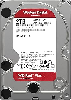 Amazon.com: Western Digital 2TB WD Red Plus NAS Internal Hard