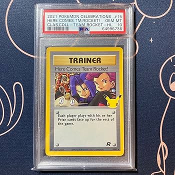 Amazon.co.jp: PSA10 英語版 ロケット団参上 25th プロモ 海外版 5Q51