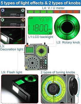 Amazon.com: ZHIWHIS Shortwave Radio with Bluetooth and APP Control
