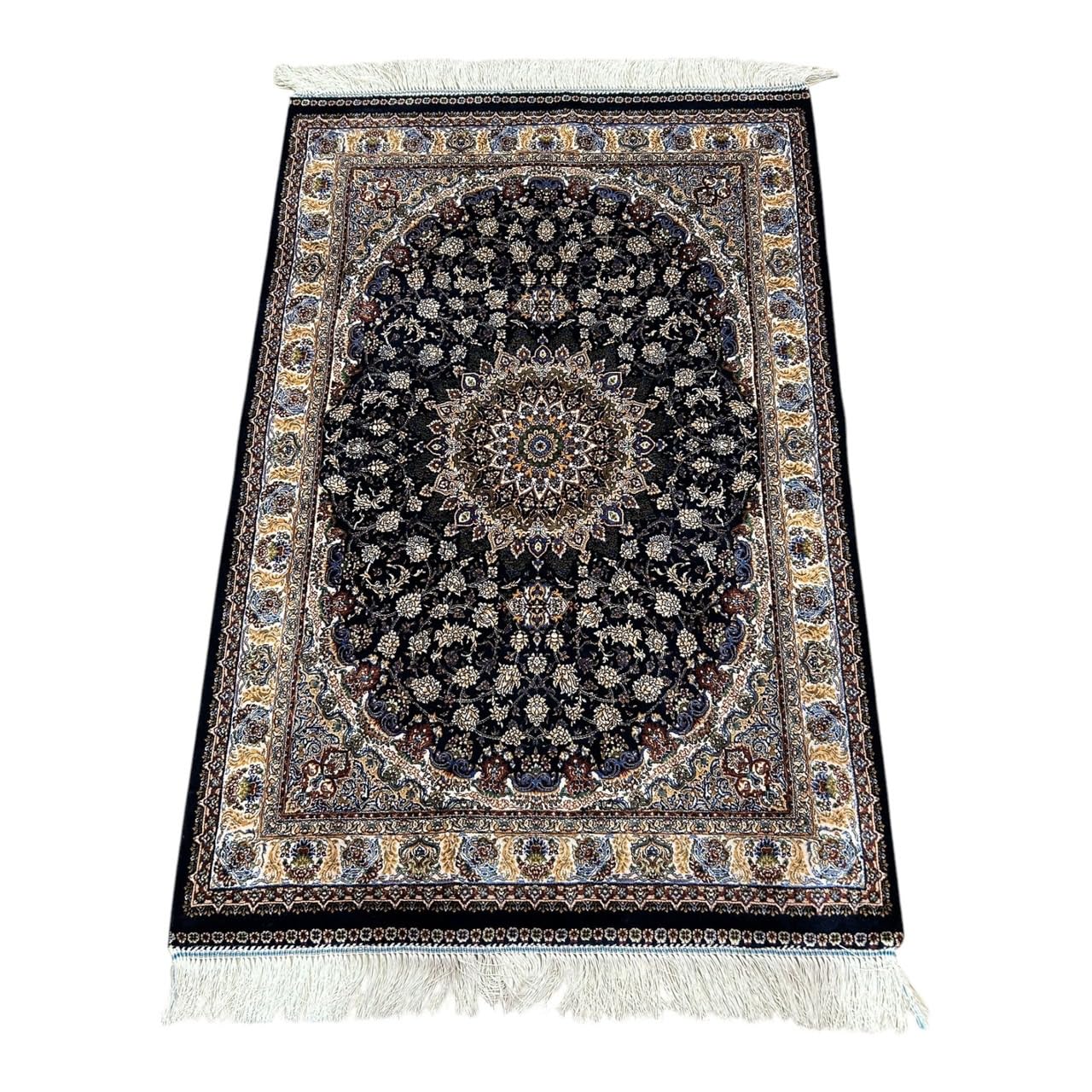 Amazon | 【本場トルコ産】79×116cm ペルシャ絨毯（機械織）150万