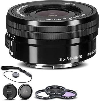 Amazon.com : Sony E PZ 16-50mm f/3.5-5.6 OSS Lens (SELP1650) +