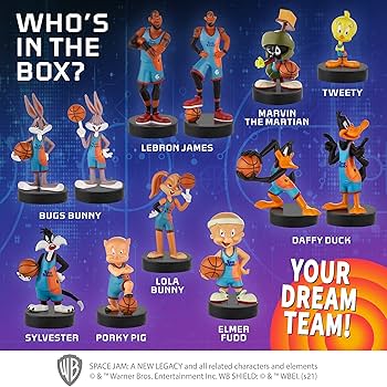 P.M.I. Space Jam Çocuk Pulları | 13 Looney Tunes Oyuncağını ve