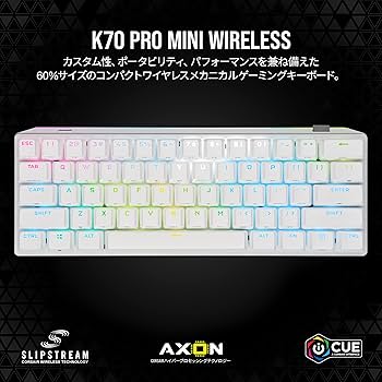 Amazon.co.jp: CORSAIR K70 PRO MINI RGB 60% ワイヤレスゲーミング