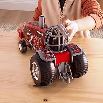 Amazon.com: ERTL 1/16 Big Farm Case IH Barn Buster Pulling Tractor