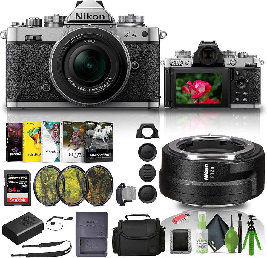 Amazon.com : Nikon Zfc Mirrorless Camera with 16-50mm Lens Silver