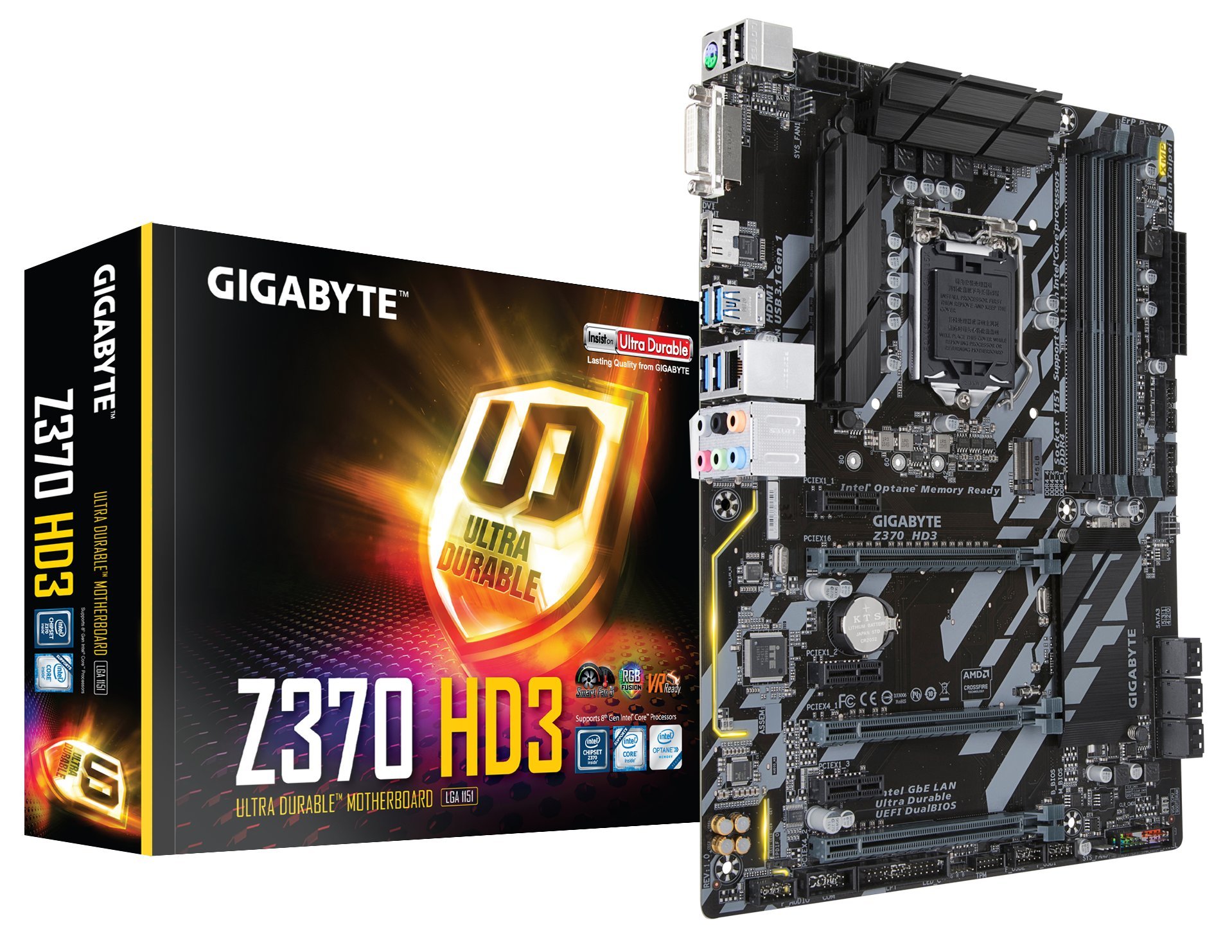 Amazon | GIGABYTE Z370 HD3 ATX マザーボード [Intel Z370チップ