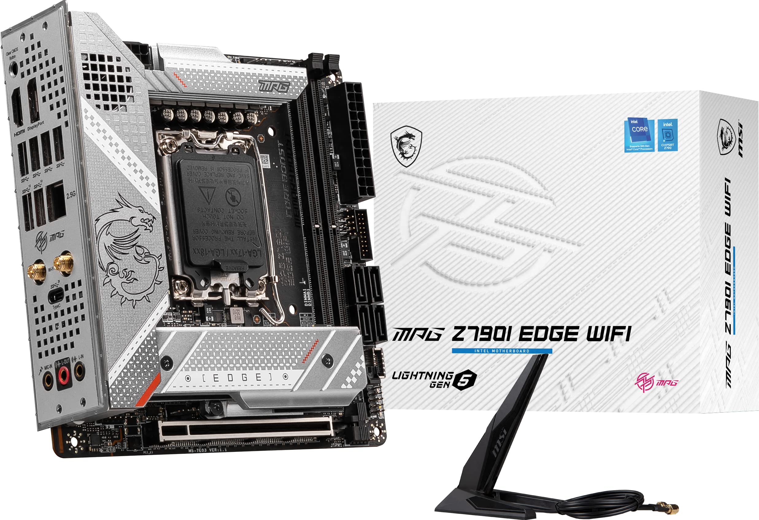 Amazon.com: MSI MPG Z790I Edge WiFi Gaming Motherboard (Supports