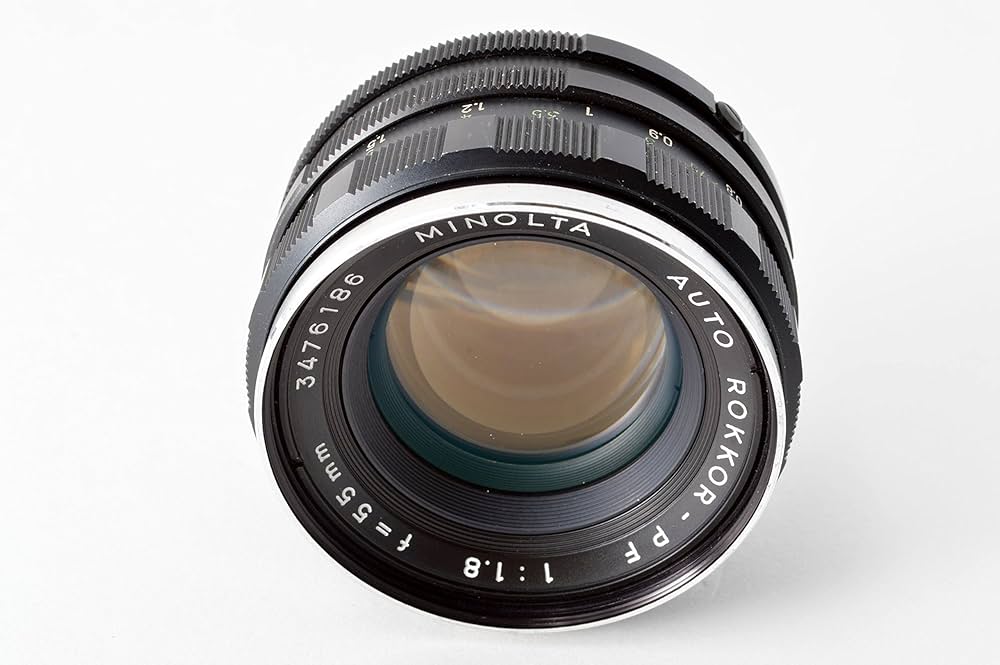Amazon.co.jp: Minolta AUTO ROKKOR-PF 55mm f1.8 : 家電＆カメラ