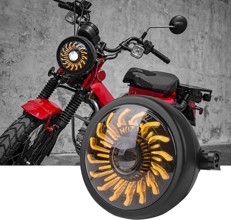 Amazon.co.jp: Fogocorss CT125ハンターカブLEDヘッドライト 5.75