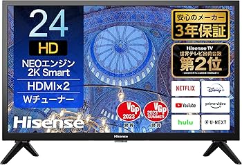 Amazon | ハイセンス 24V型 ハイビジョン 液晶 テレビ 24A40H ネット
