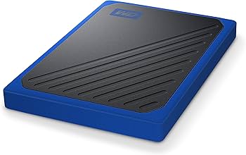Amazon.co.jp: WD ポータブルSSD 2TB USB3.0 ブルー My Passport Go 外