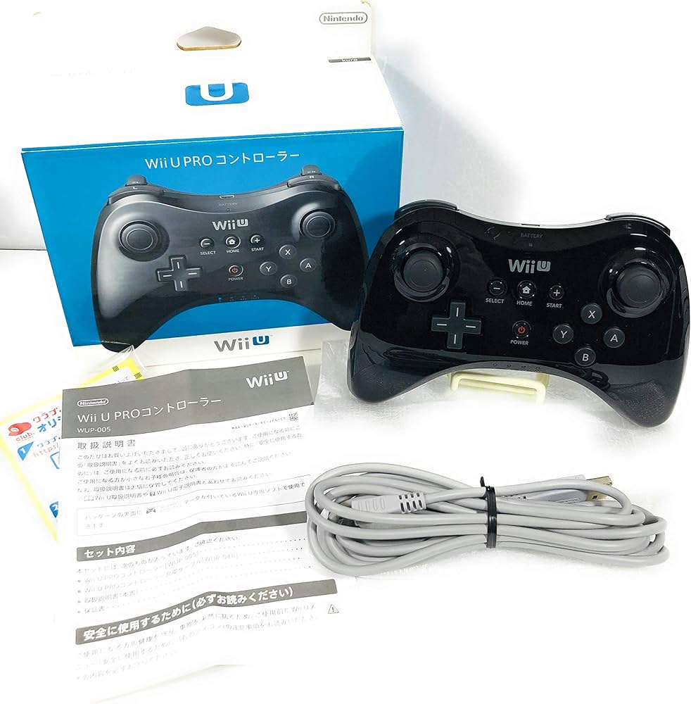 Amazon.co.jp: Wii U PRO コントローラー kuro : ゲーム