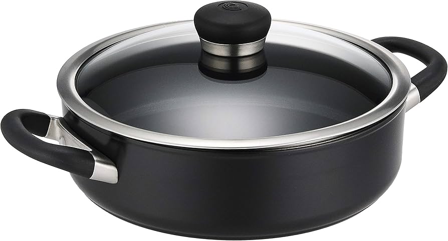 Amazon｜マイヤー(Meyer) 浅型両手鍋 24cm アルミニウム合金 IH対応