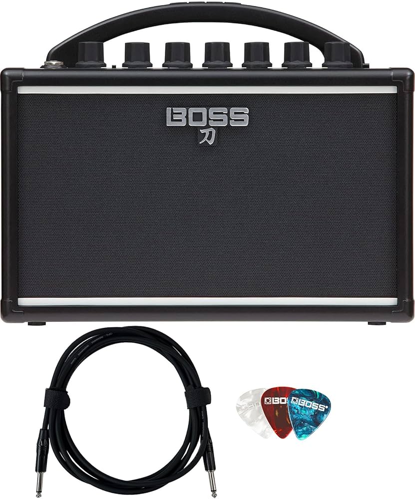 Amazon.com: Boss Katana Mini Guitar Combo Amplifier Bundle with
