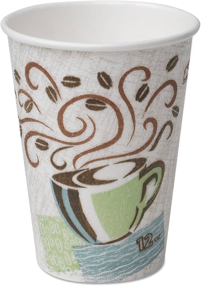 Amazon.com: Dixie PerfecTouch Insulated Paper Hot Cup, 16oz