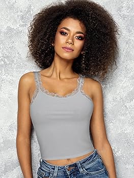 4 Pack Camisole for Women Lace Tank Tops Cami Soft Comfy Tank Cami