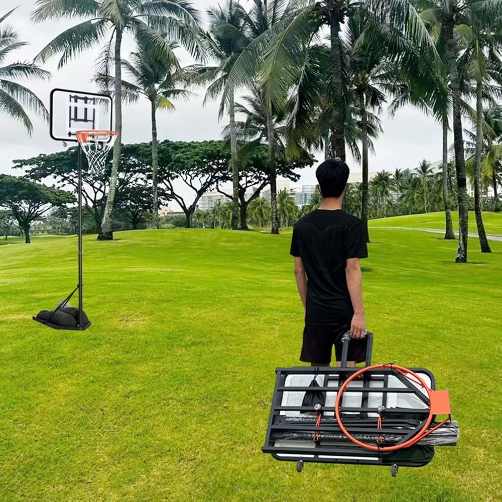 Amazon.co.jp: バスケットゴール 自立式 バスケットゴールネット