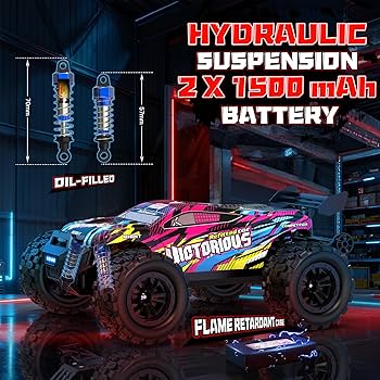 Amazon.com: Highmall 1:16 4WD Brushless rc Cars, 70+KM/H(Peak