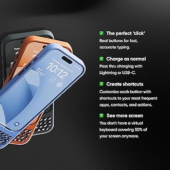 Amazon.com: Clicks Keyboard for iPhone 16 Pro Max – Keyboard Case
