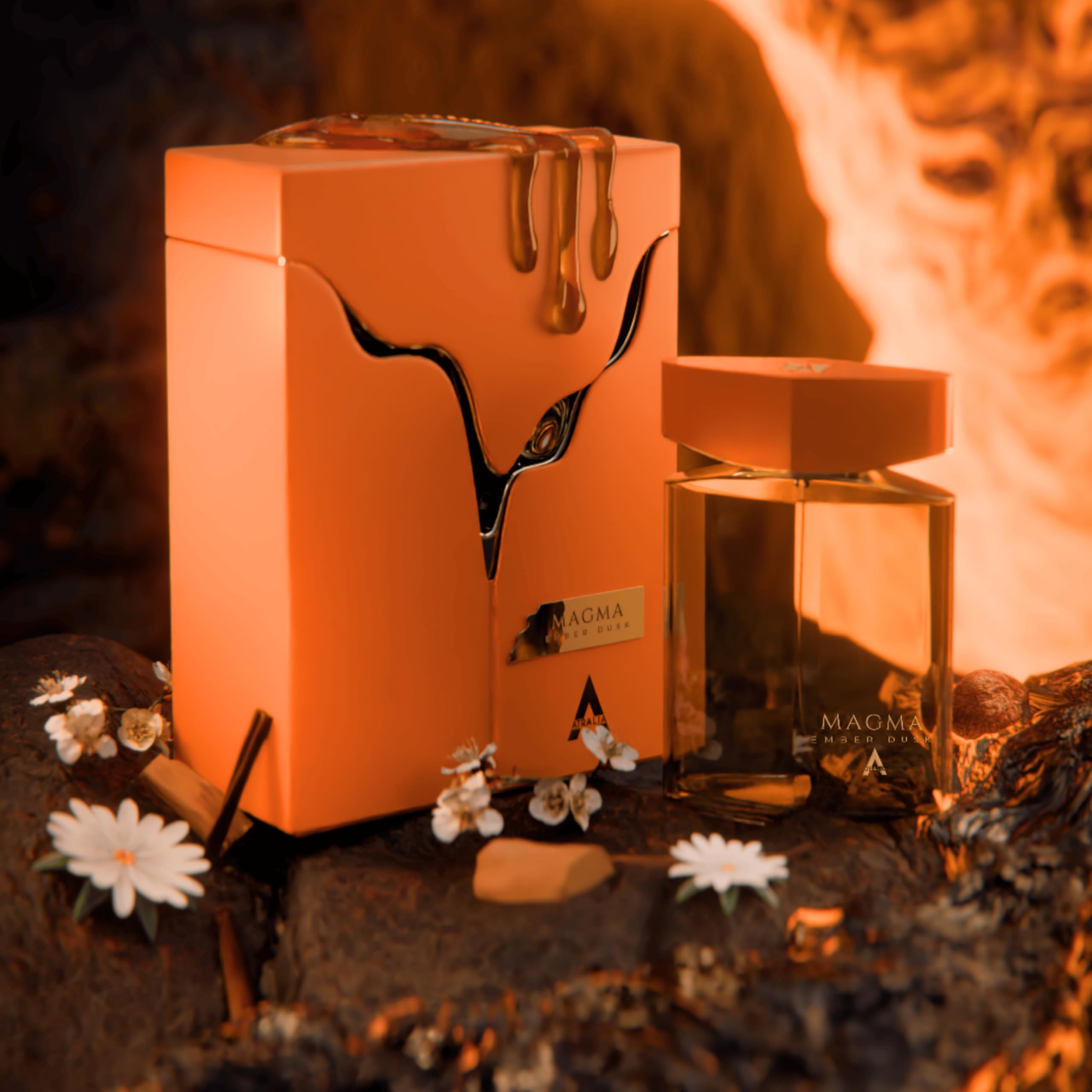 Amazon.com : Atralia Magma Ember Dusk Extrait de Parfum EDP 2.7 fl