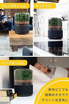 Amazon.co.jp: BRIIV (ブリーヴ) 英国発の自然派エコ空気清浄機 コケ