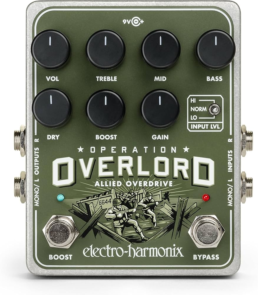 Amazon.com: Electro-Harmonix Operation Overlord Allied Overdrive