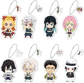 Amazon.co.jp: 鬼滅の刃 全員集中！みつめてアクリルチャーム2 全8種