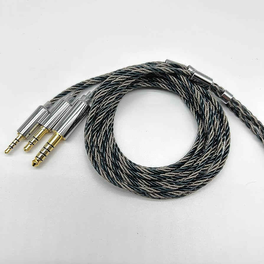 Amazon | 【JSHiFi-Vampire】2pin3.5mmリケーブル銀箔糸と銅混合3.5mm