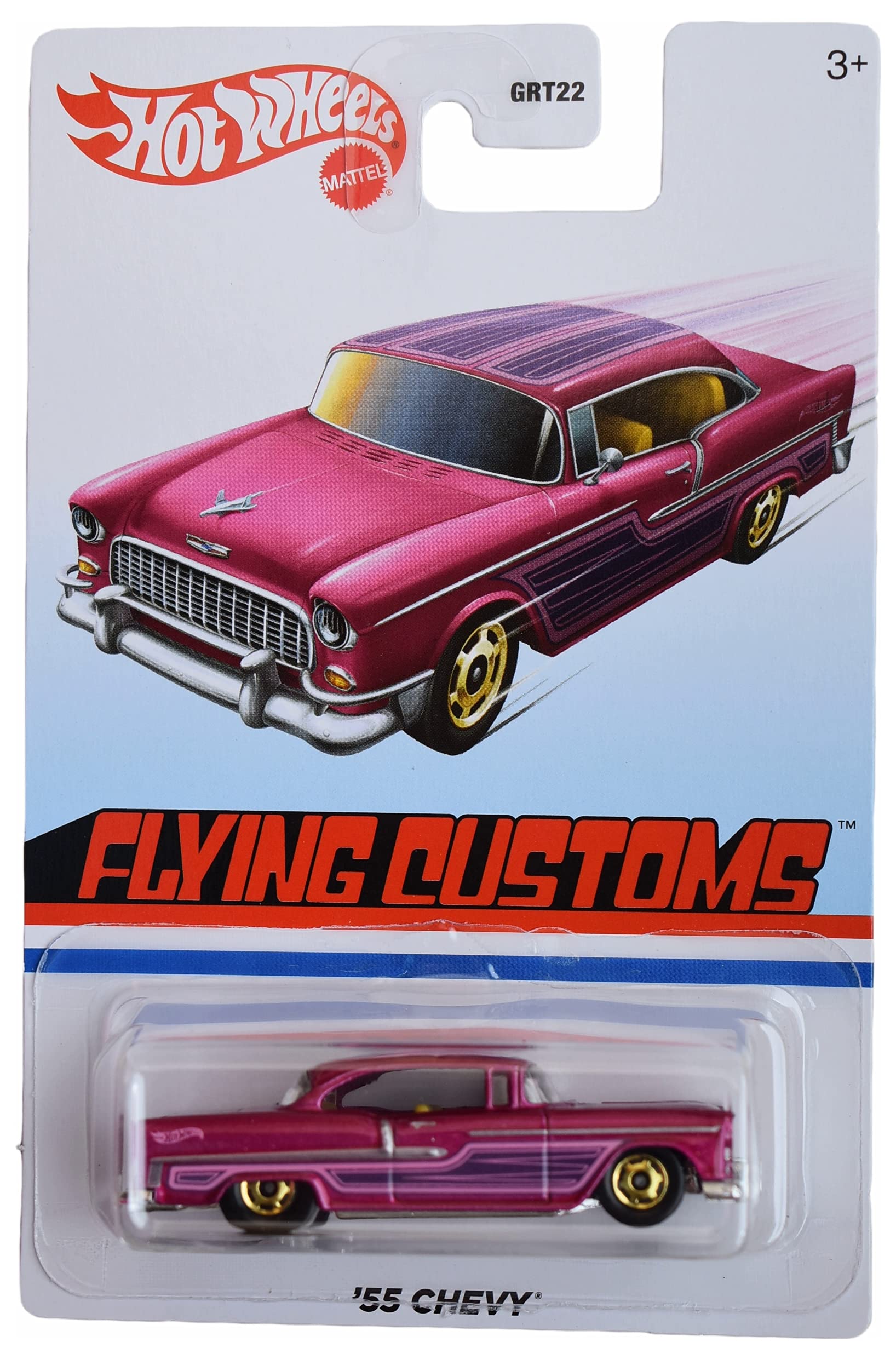 Amazon.com: Hot Wheels '55 Chevy, [hot Pink] Flying Customs : Toys