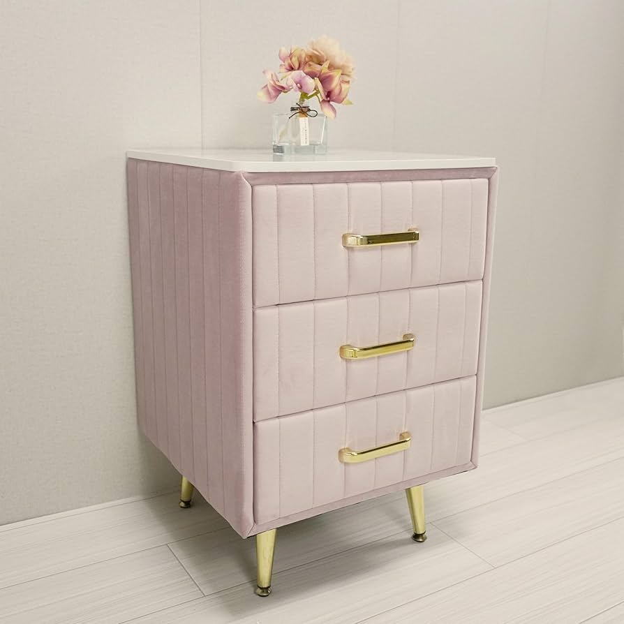 Amazon.co.jp: ベッドサイドテーブル ナイトテーブル ドレッサーコスメ