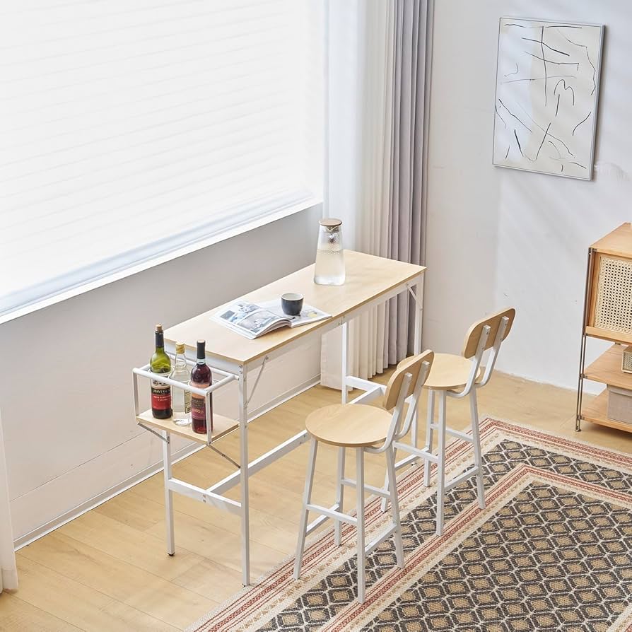 Amazon｜カウンターテーブルセット ダイニングテーブルセット 2人用