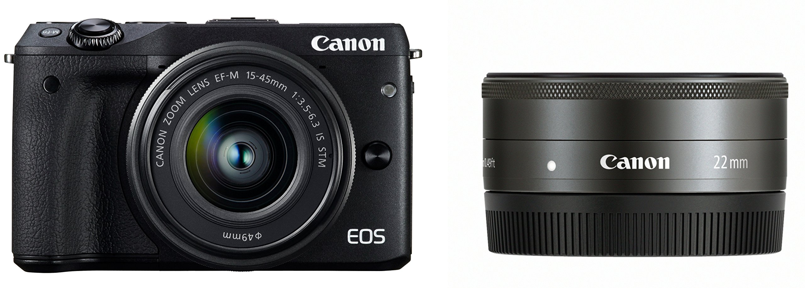 Amazon | Canon ミラーレス一眼カメラ EOS M3 ダブルレンズキット