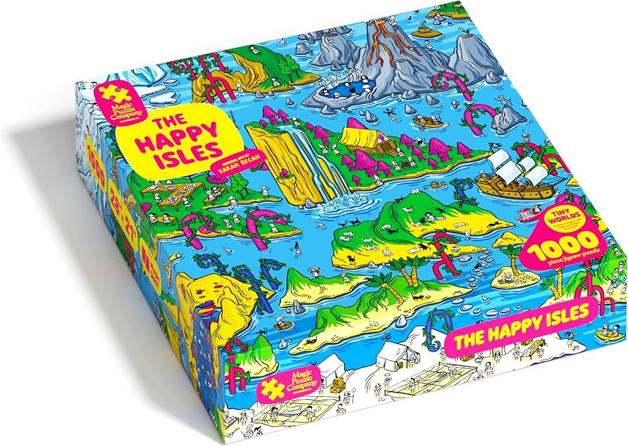 Amazon | The Happy Isles - 1000-Piece Jigsaw Puzzle ジグソーパズル