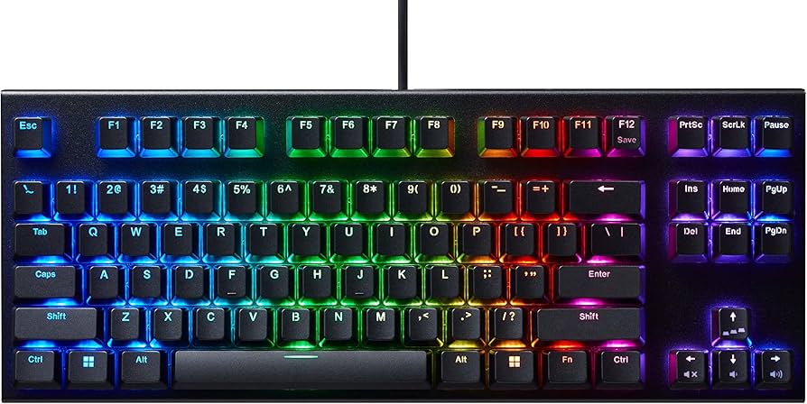 Amazon.com: Realforce GX1 Black TKL RGB Double Shot ABS Mechanical