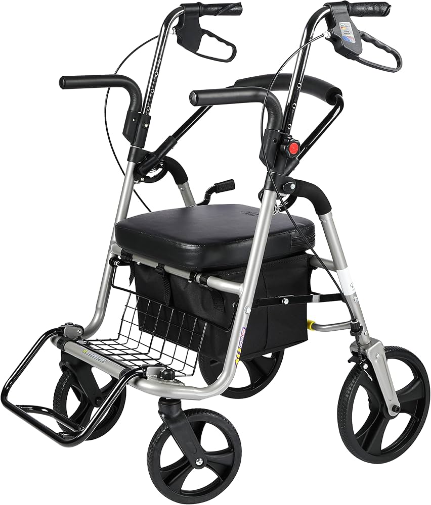 Amazon | シルバーカー 歩行器 手押し車 ショッピングカート 高さ調節