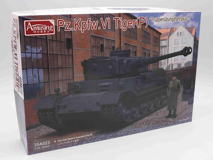 Amazon | アミュージングホビー 1/35 ドイツ軍 重戦車 ティーガー (P