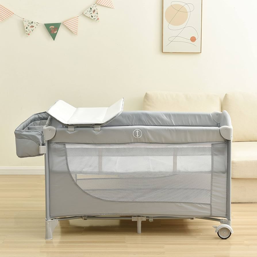 Amazon.co.jp: TopCloud ベビーベッド 折りたたみ ベビーサークル お
