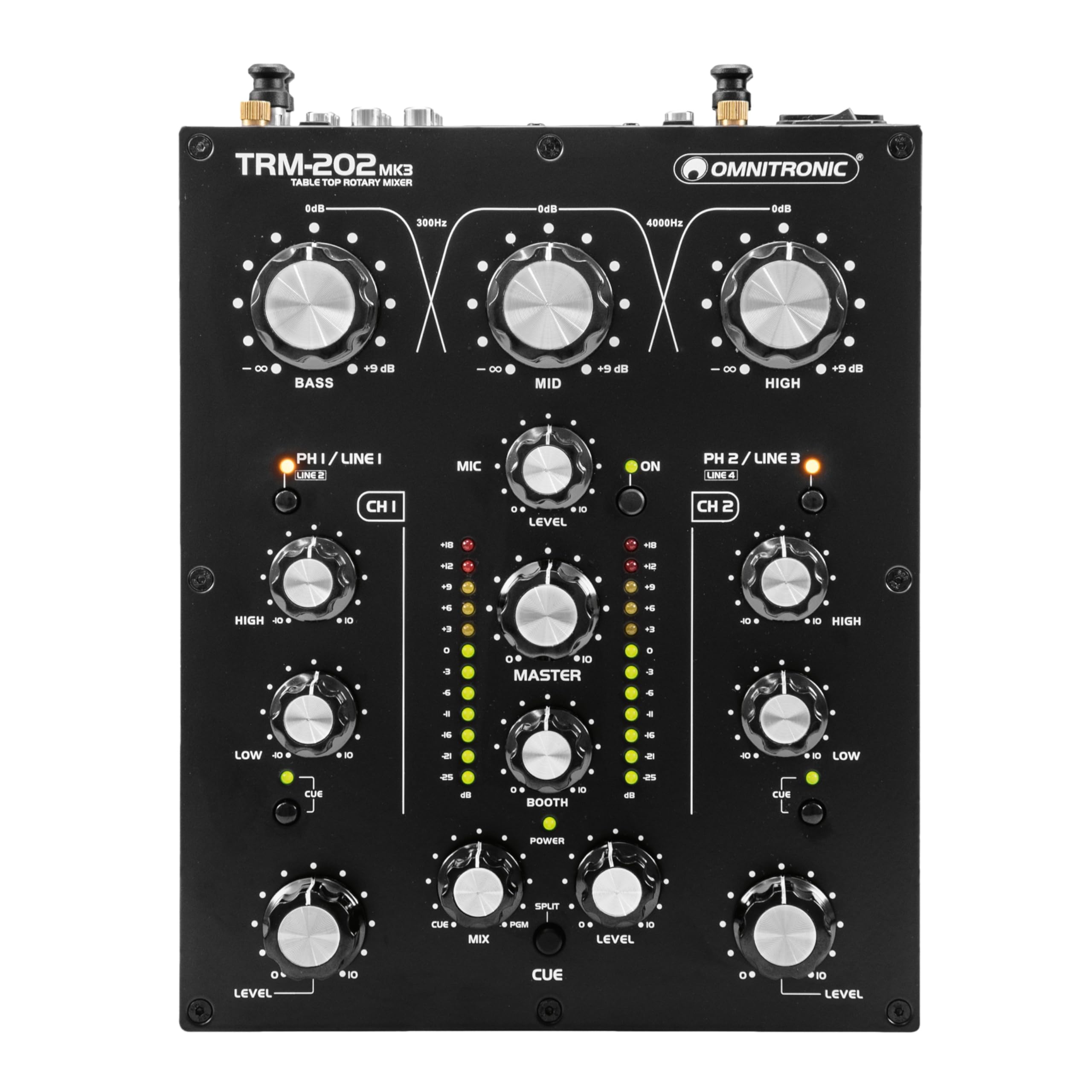 Amazon | OMNITRONIC TRM-202MK3 2-Channel ロータリーミキサー | DJ