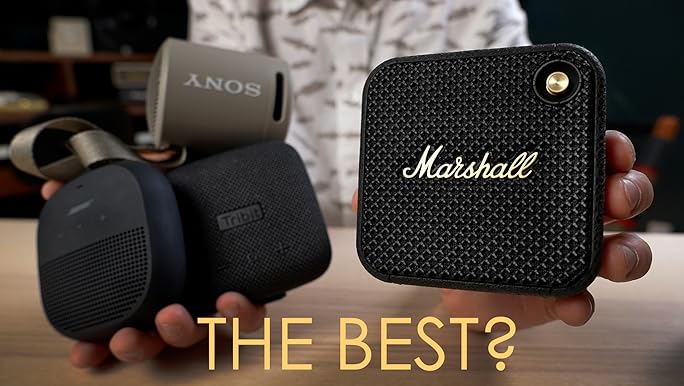 Amazon.com: Marshall Willen Portable Bluetooth Speaker - Black
