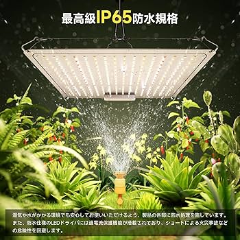 Amazon.co.jp: 植物育成ライト LED 60W パネル【放熱効率UP/ IP65防水