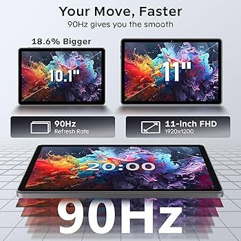 Amazon.com : Android 16 Tablet 11 Inch with Gemini AI, T7250 Octa