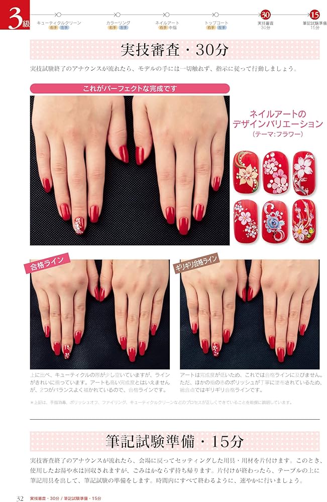 Amazon.co.jp: 改訂最新版ネイリスト技能検定1級・2級・3級完全対策